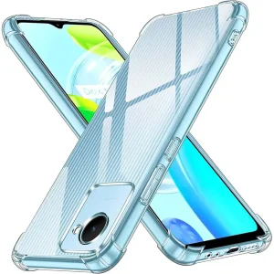 Clear-Case-For-Realme-C30-C30s-C31-C33-C35-Thick-Shockproof-Soft-Silicone-Transparent-Phone-Cover Image