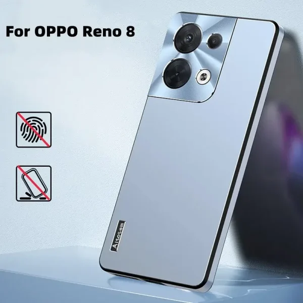 For-OPPO-Reno-8-Case-Luxury-Metal-Matte-Phone-Cover-For-OPPO-Reno8-Pro-Shock-Resistant-Image