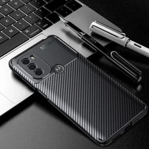 Luxury-Phone-Case-For-Motorola-Moto-G31-G41-G51-G71-5G-Carbon-Fiber-Texture-Soft-Silicone-Image