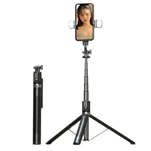 Xaiomi-Tripod-for-Phone-Selfie-Stick-360-Rotation-Holder-Bluetooth-Tripod-Stand-with-Remote-Control-with-Xaiomi-Tripod image