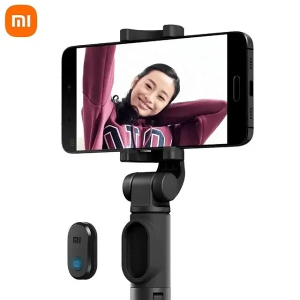 Xiaomi-Bluetooth-Tripod-Selfie-Stick-Portable-Telescopic-Phone-Holder-360-Rotatable-Independent-Remote-Controller-Autodyne-Transparent image